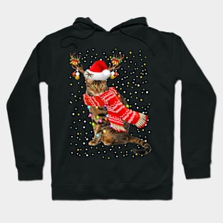 Toyger Cat Christmas Hoodie